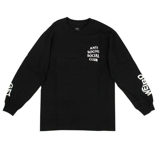 Anti Social Social Club Get Weird Tee Long Sleeve Tee Black