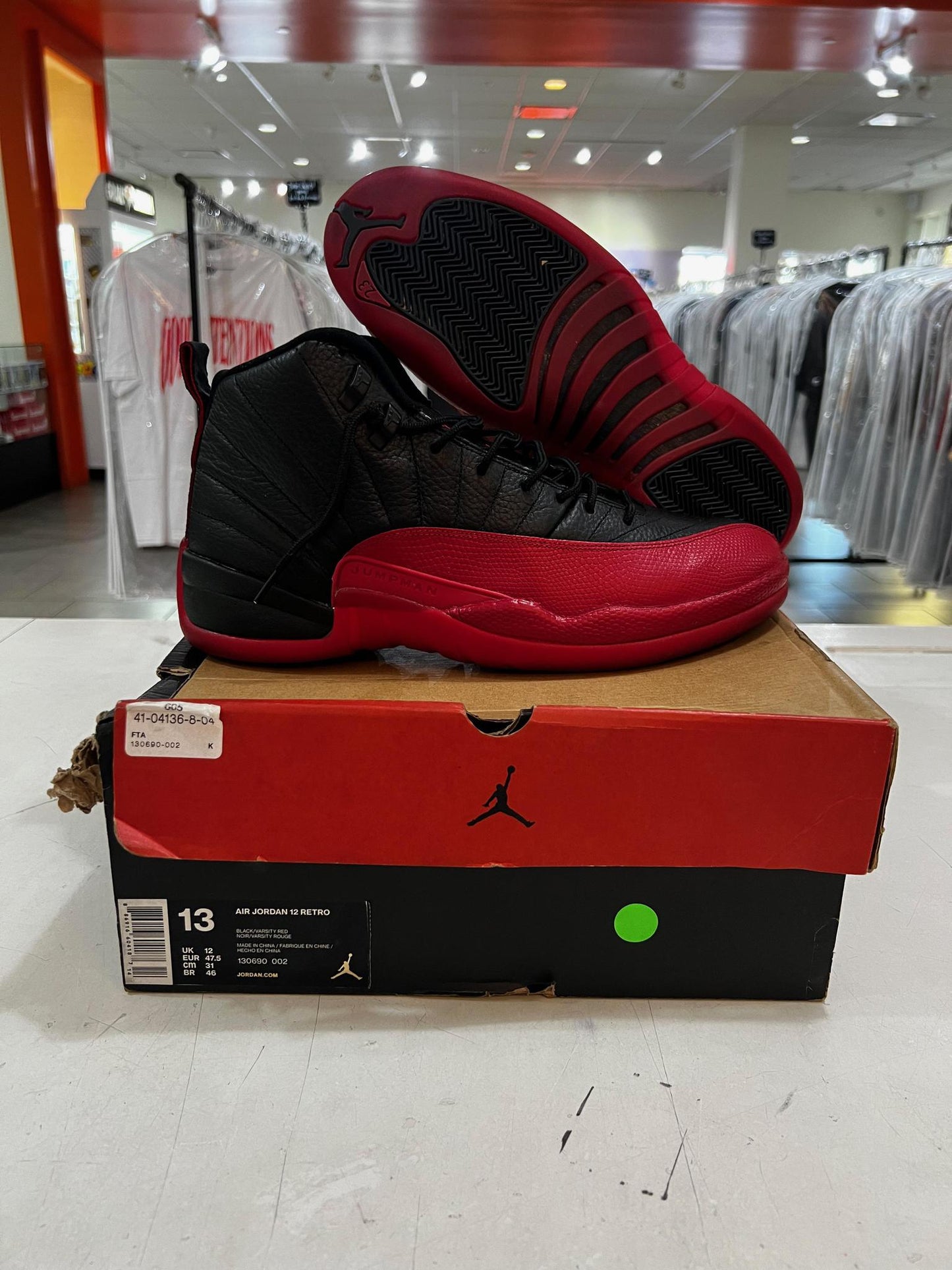 Jordan 12 Retro Flu Game (2016) Pre-Owned