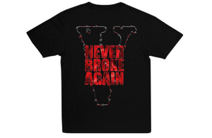Vlone x Never Broke Again Haunted T-shirt Black