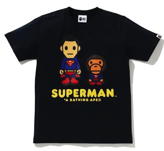 BAPE X DC BABY MILO SUPERMAN TEE