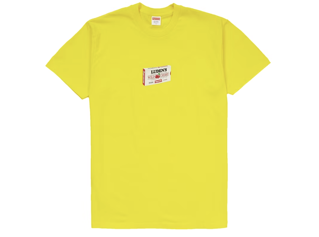 Supreme Luden's Tee Yellow