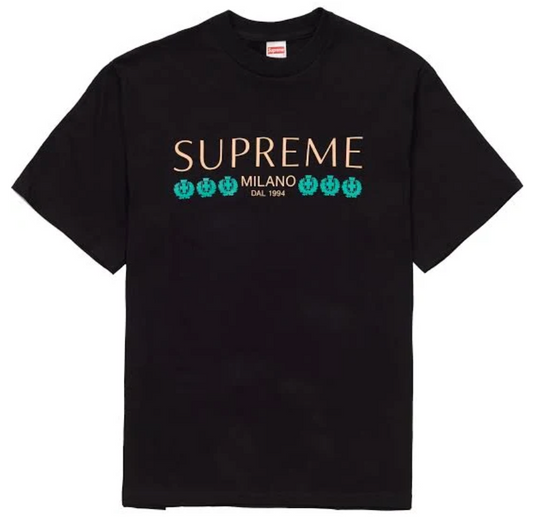 Supreme Milano Tee Black