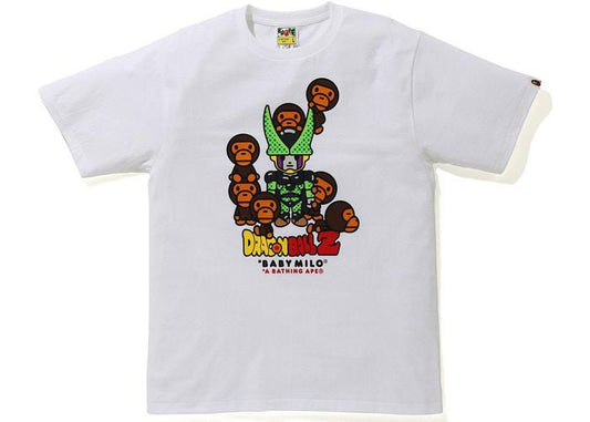 BAPE x Dragon Ball Z Baby Milo Cell & Cell Jr Tee White