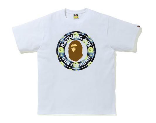 BAPE Storm Busy Works Tee White/Black