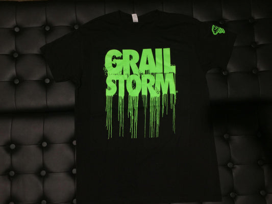 Grailstorm Dripped Tee's Green