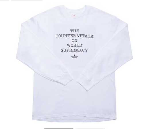 Supreme UNDERCOVER/Public Enemy Counterattack L/S Tee White