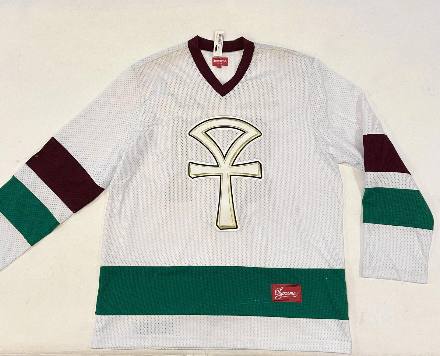 Supreme Ankh Hockey Jersey White PreOwned