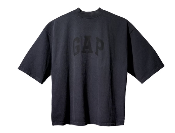 Yeezy Gap Engineered by Balenciaga Dove 3/4 Sleeve Tee Black