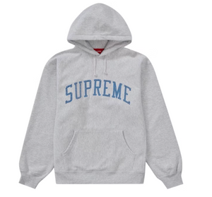 Supreme Stars Arc Hooded Sweatshirt Ash Grey