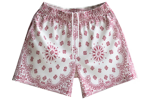 Bravest Studios Paisley Shorts Cream