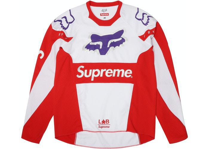 SS18 Supreme Fox Moto Jersey Red