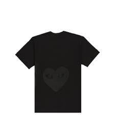 COMME DES GARCONS PLAY DOUBLE HEARTS TEE