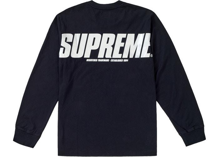 Supreme Trademark L/S Top Black