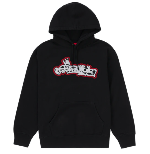 Supreme Handstyle Hooded Sweatshirt Black