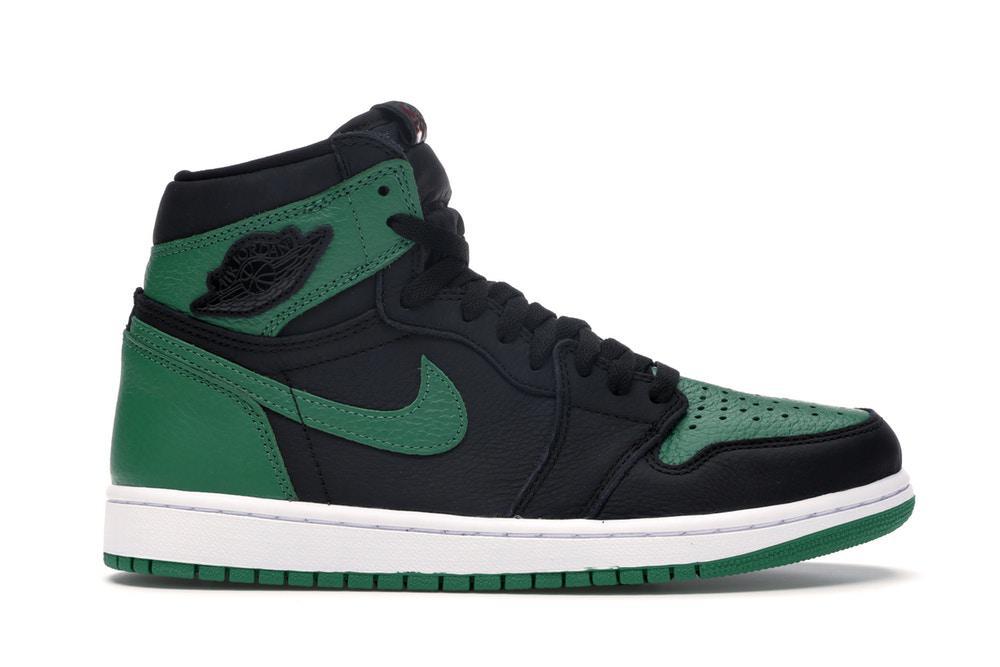 Jordan 1 Retro High Pine Green Black