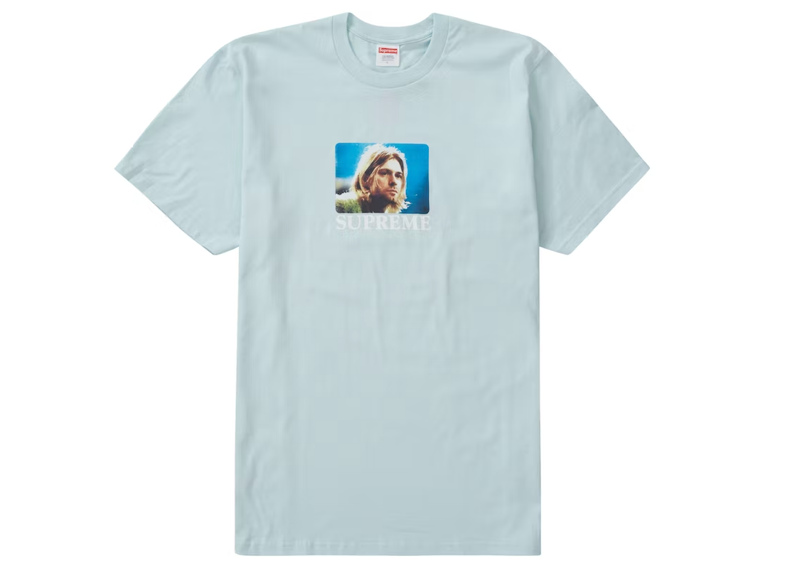 Supreme Kurt Cobain Tee Pale Blue