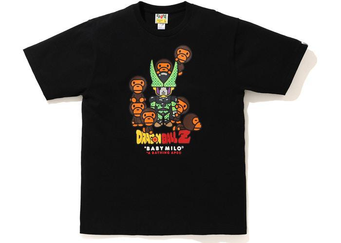 BAPE x Dragon Ball Z Baby Milo Cell & Cell Jr Tee Black