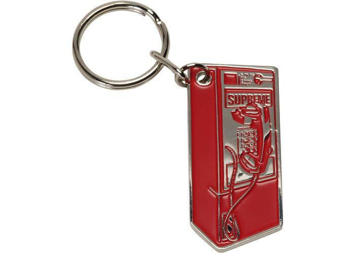 Payphone Key Chain Red