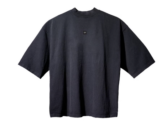 Yeezy Gap Engineered by Balenciaga Logo 3/4 Sleeve Tee Black