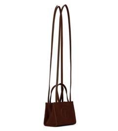 Telfar Shopping Bag Small Chocolate Vegan Leather