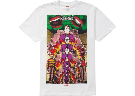 Supreme Gilbert & George DEATH Tee White