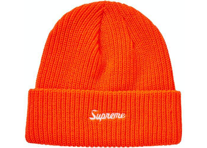 Supreme Loose Gauge Beanie (FW20) Bright Orange