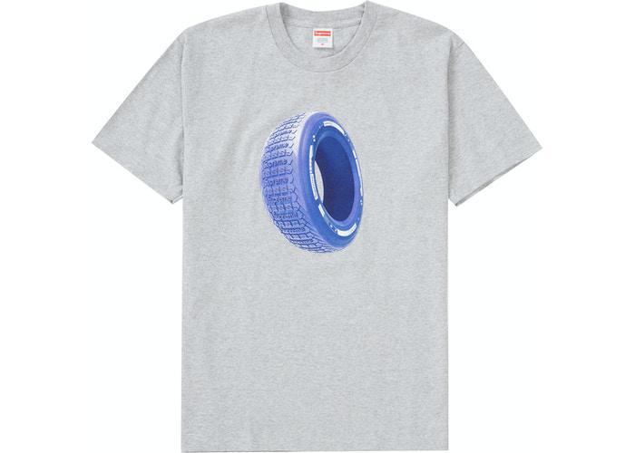 Supreme Tire Tee Heather Grey