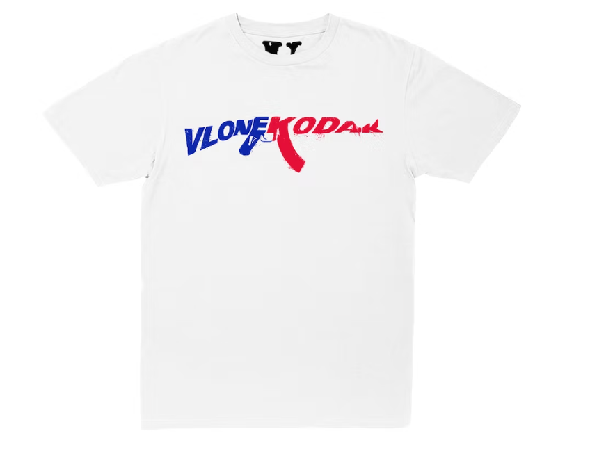 Kodak Black x Vlone 47 T-shirt White