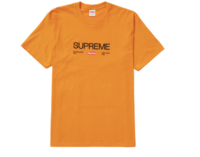 Supreme Est. 1994 Tee Orange