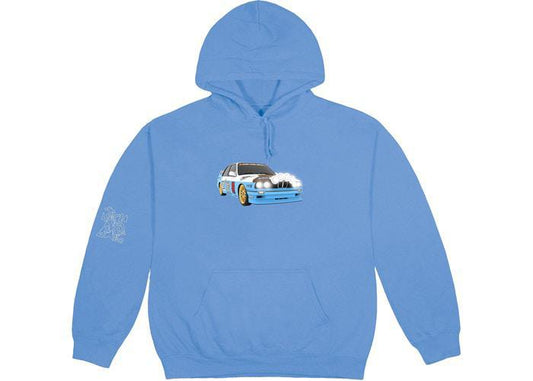 Travis Scott JACKBOYS Vehicle Hoodie Blue