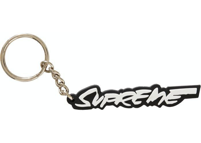 Supreme Futura Logo Keychain Black