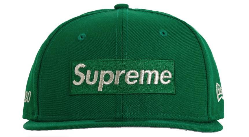 Supreme $1M Metallic Box Logo New Era Green
