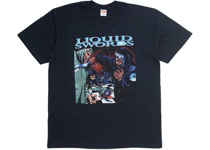 Supreme Liquid Swords Tee Navy