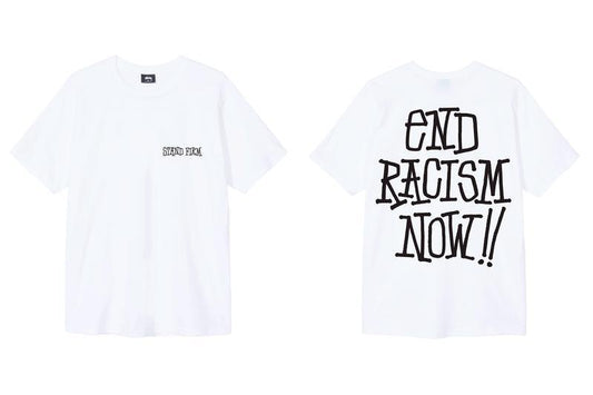 Stussy End Racism Now Tee White