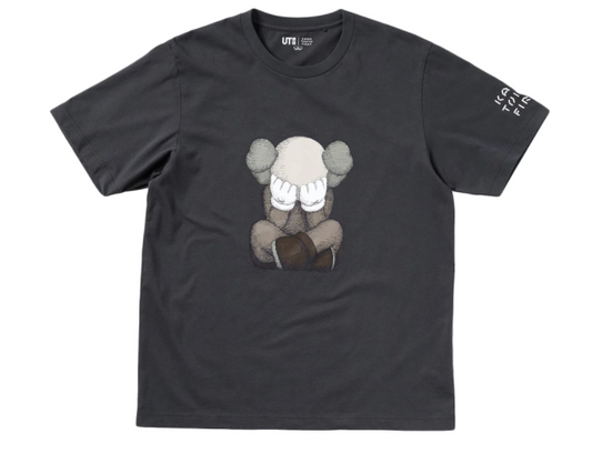 KAWS x Uniqlo Tokyo First Tee (Japanese Sizing) Dark Grey