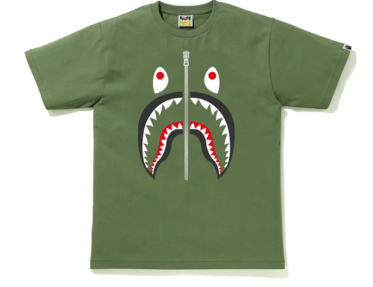 BAPE Shark Tee (SS20) Olivedrab