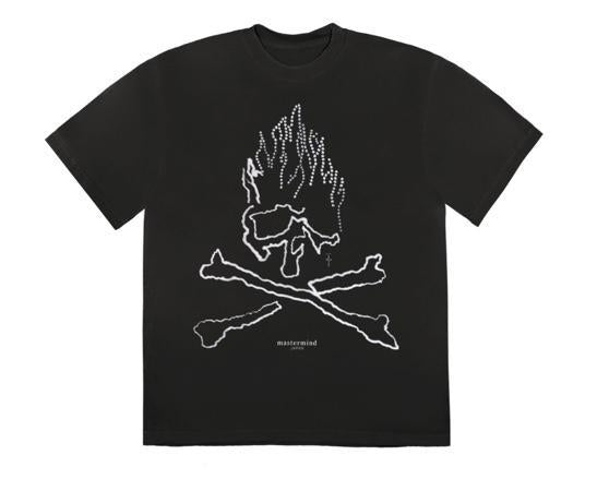 Travis Scott Cactus Jack For Mastermind Skull T-shirt Black