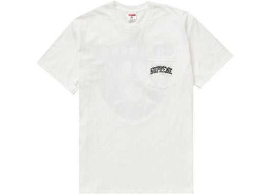 Supreme NFL x Raiders x '47 Pocket Tee White