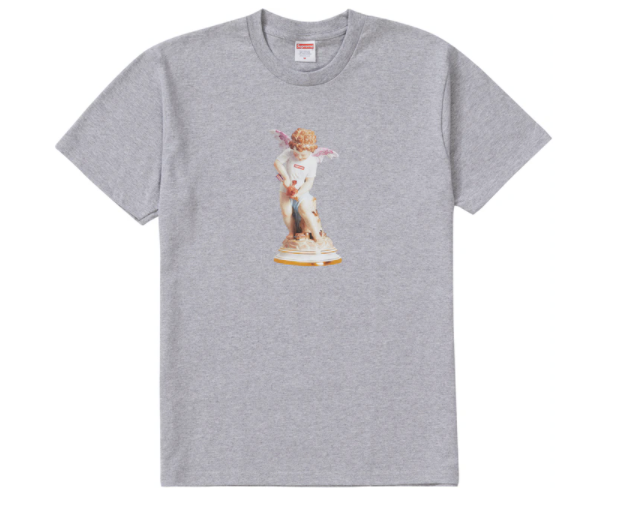 Supreme Cupid Tee Heather Grey