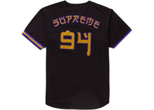 Load image into Gallery viewer, Supreme Red Rum Baseball Jersey Black
