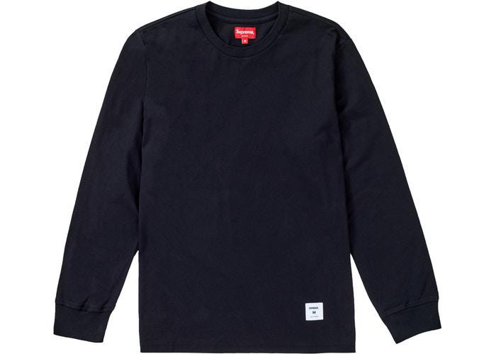 Supreme Trademark L/S Top Black