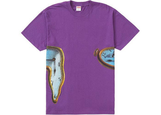 Supreme The Persistence Of Memory Tee Purple