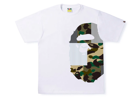 MILITARY CRAZY SIDE BIG APE HEAD TEE