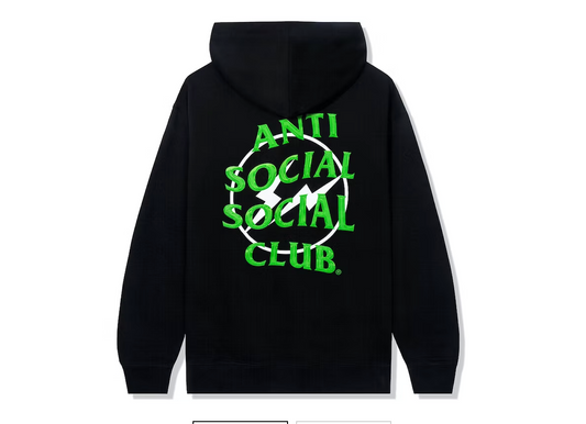 Anti Social Social Club x Fragment Precious Petals Hoodie (FW22) Black Green