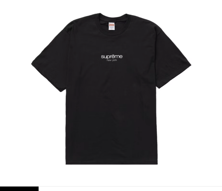 Supreme Classic Logo Tee Black