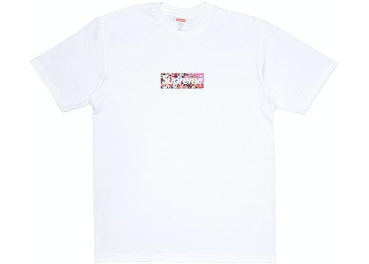 Supreme Takashi Murakami COVID-19 Relief Box Logo Tee White