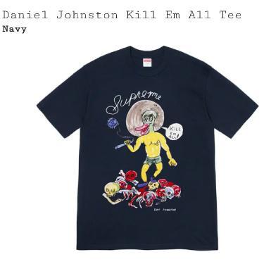 Supreme Daniel Johnston Kill Em All Tee Navy