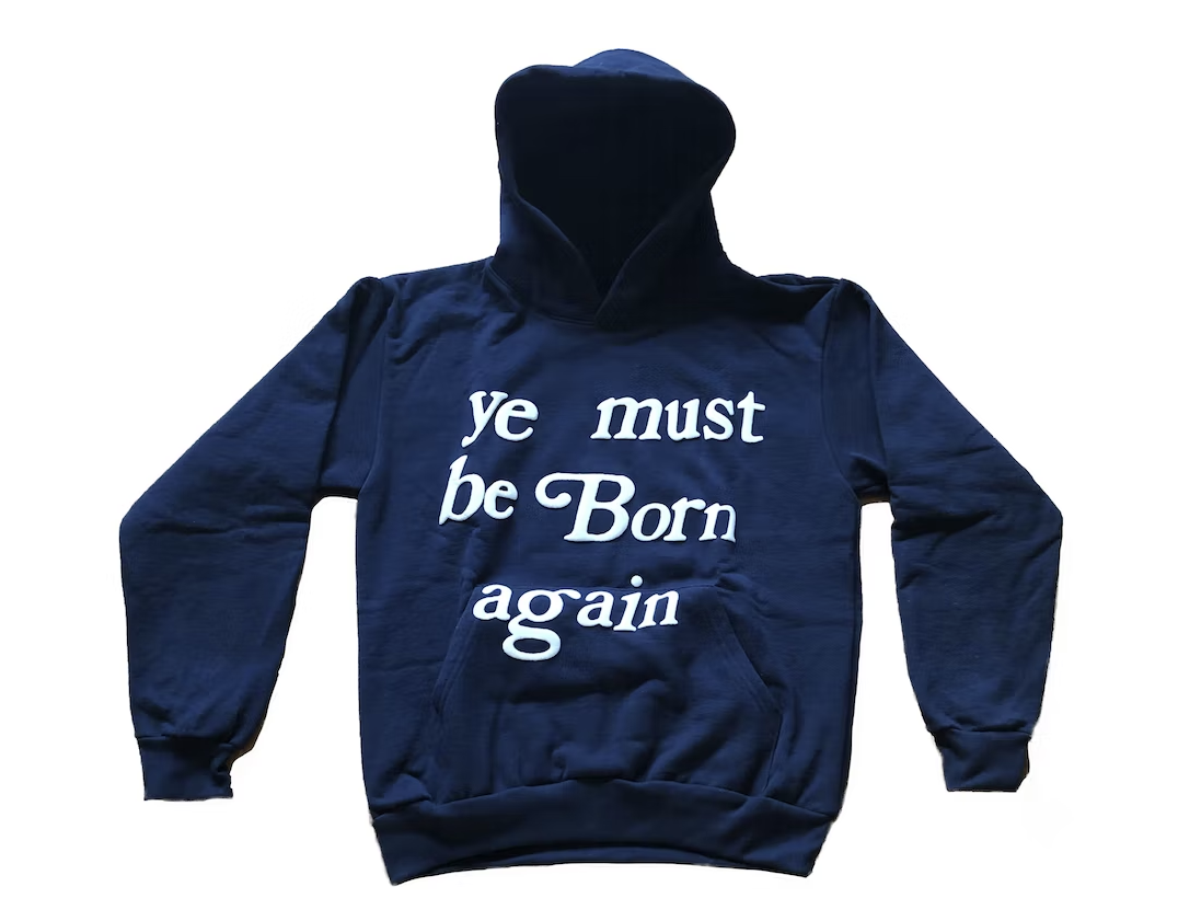 Cactus Plant Flea Market Born Again Hooded Sweatshirt Darkest Navy