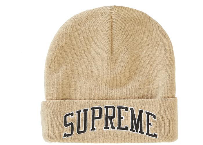 Supreme NFL x Raiders x '47 Beanie Tan