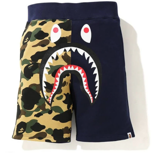 BAPE Shark Sweat Shorts (SS21) Black